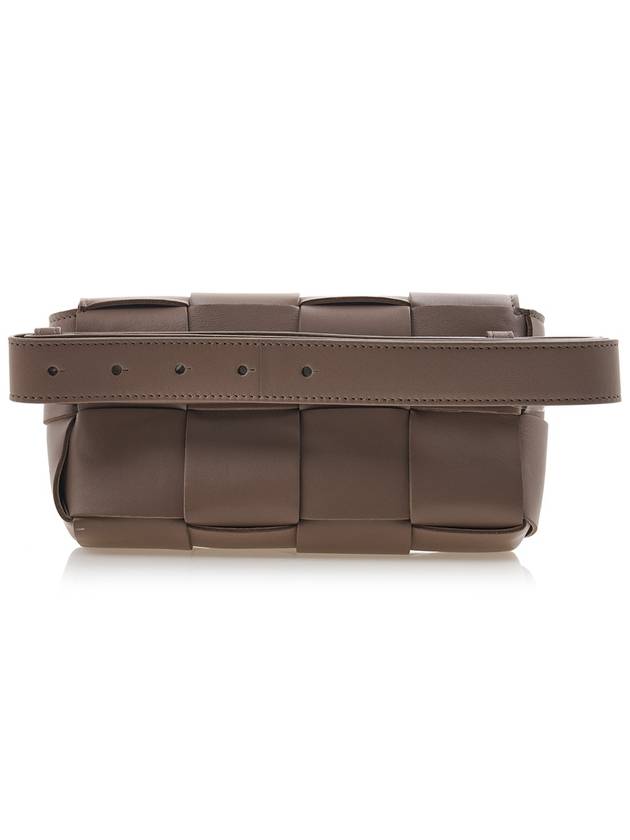 Intrecciato Small Cassette Belt Bag Brown - BOTTEGA VENETA - BALAAN 4