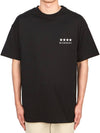 Logo Print Short Sleeve T-Shirt Black - GIVENCHY - BALAAN 2