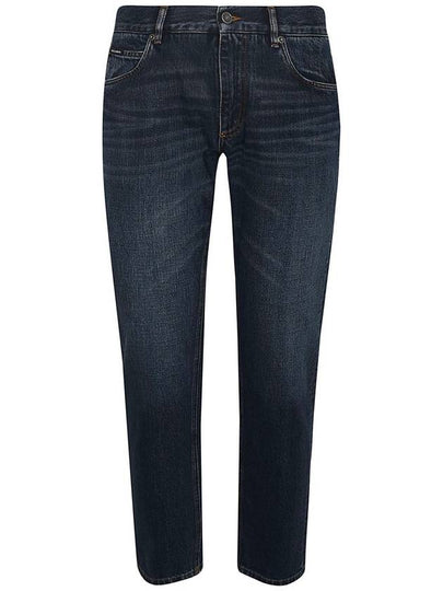 Denim Straight Pants GYJCCD G8KE5 S9001 BLUE - DOLCE&GABBANA - BALAAN 2