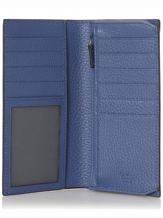 GG Interlocking Long Wallet Blue Black - GUCCI - BALAAN 6