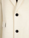 Men's Wool Single Coat Offwhite - AMI - BALAAN 4