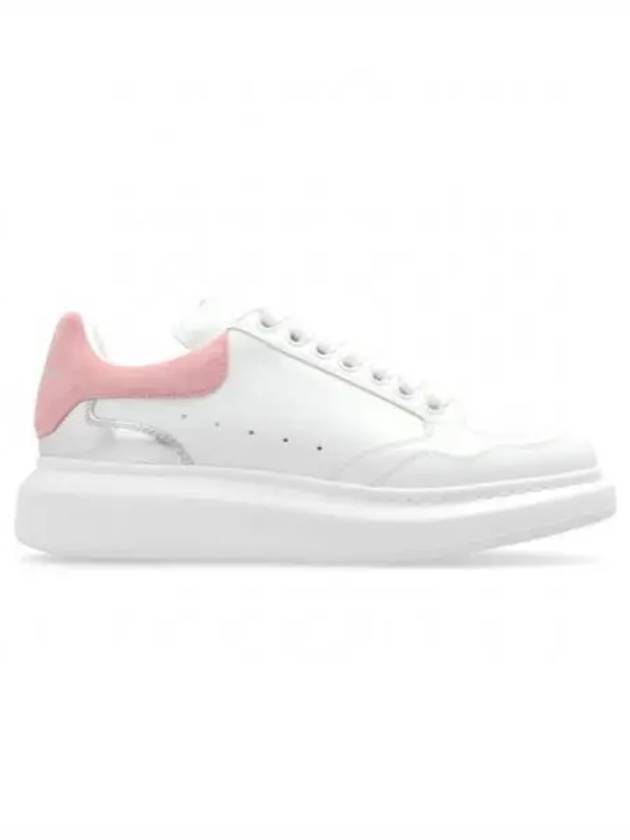 Oversized Pink Tab Low Top Sneakers White - ALEXANDER MCQUEEN - BALAAN 2