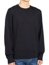 crew neck wool slim fit knit top black - THEORY - BALAAN.