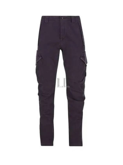 Stretch Sateen Ergonomic Lens Cargo Straight Pants Purple - CP COMPANY - BALAAN 2