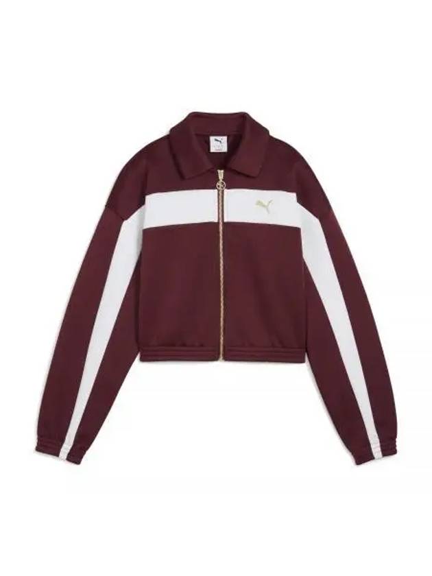 Relaxed Cropped Track Jacket Ruby - PUMA - BALAAN 2