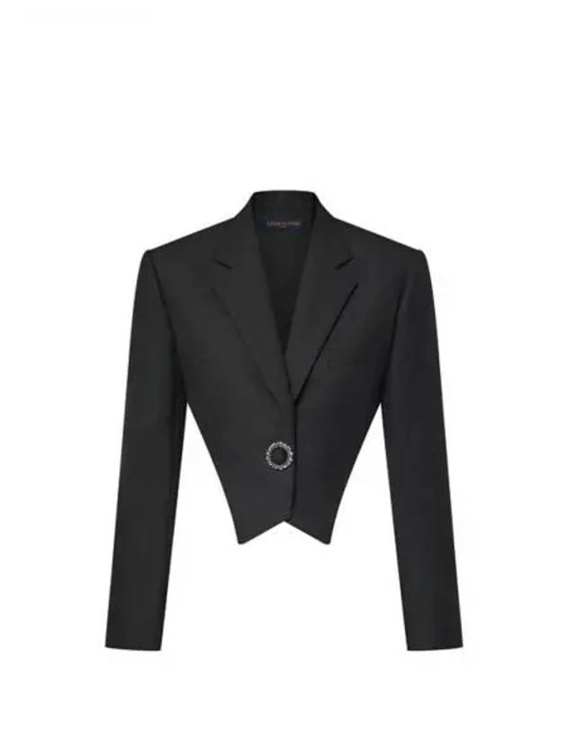 Jewel Button Cropped Blazer 1AFTKU - LOUIS VUITTON - BALAAN 1