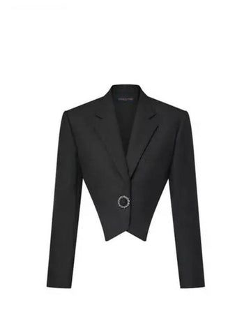 Jewel Button Cropped Blazer 1AFTKU - LOUIS VUITTON - BALAAN 1