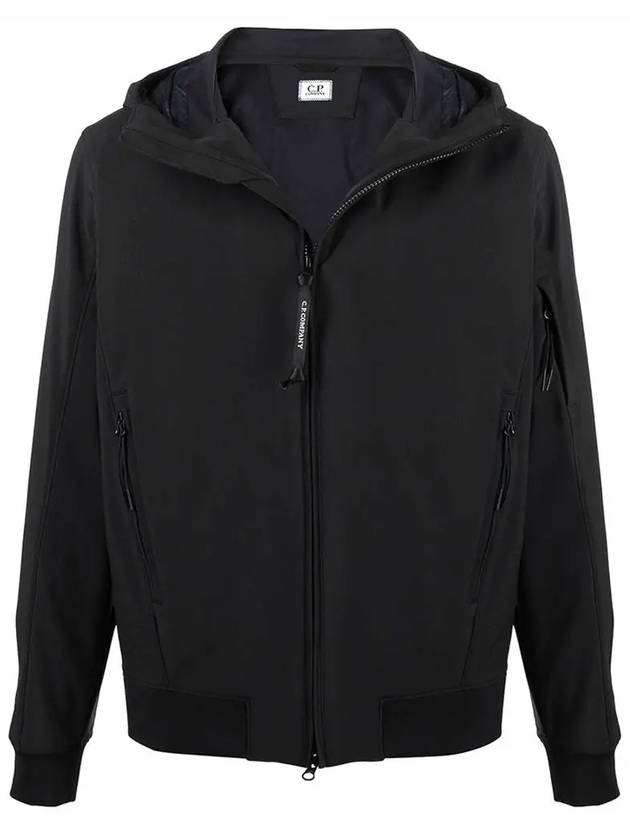 Shell Lens Hooded Jacket Black - CP COMPANY - BALAAN 2