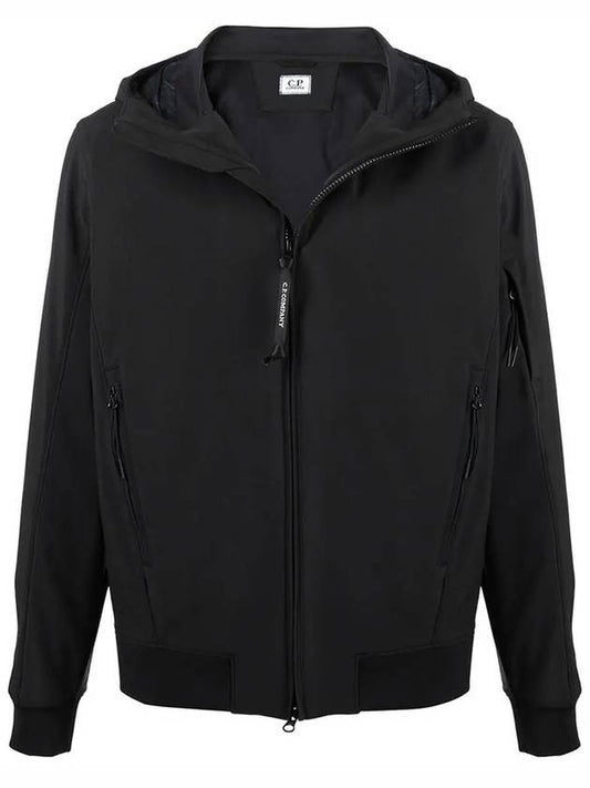 Shell Lens Hooded Jacket Black - CP COMPANY - BALAAN 2