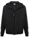 Shell Lens Hooded Jacket Black - CP COMPANY - BALAAN 3