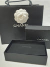 Silver CC Logo Caviar Card Wallet Black - CHANEL - BALAAN 3