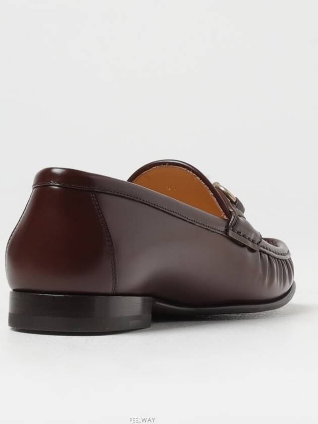 Horsebit Leather Loafers Brown - BRUNELLO CUCINELLI - BALAAN 5