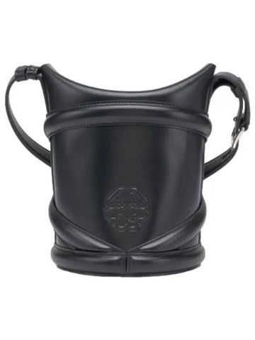 Small curve shoulder bag black - ALEXANDER MCQUEEN - BALAAN 1