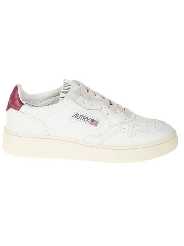 Medalist Red Tab Low Top Sneakers White - AUTRY - BALAAN 1