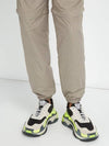 Triple S Low Top Sneakers Grey Yellow - BALENCIAGA - BALAAN 9