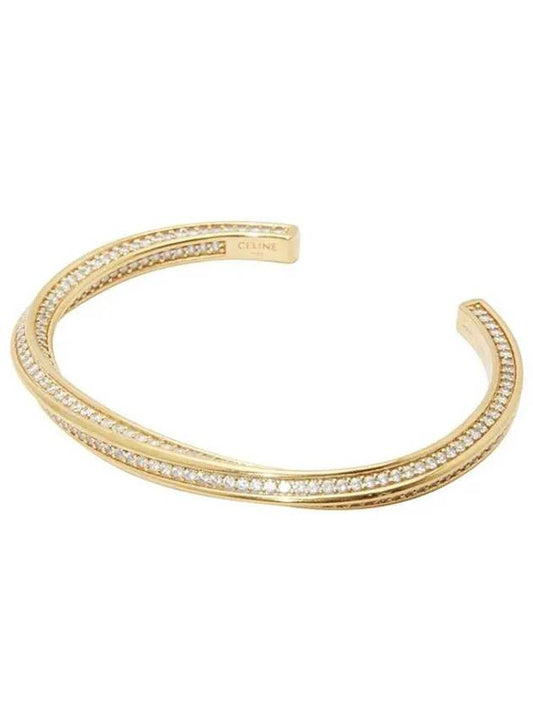 Edwige Small Twisted Bracelet Gold - CELINE - BALAAN 2