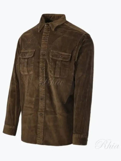 Long Sleeve Shirt 710950424002YORK BROWN - POLO RALPH LAUREN - BALAAN 2