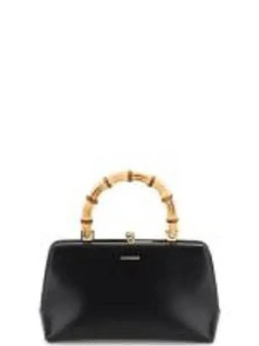 Goji Bamboo Mini Tote Bag Black - JIL SANDER - BALAAN 2