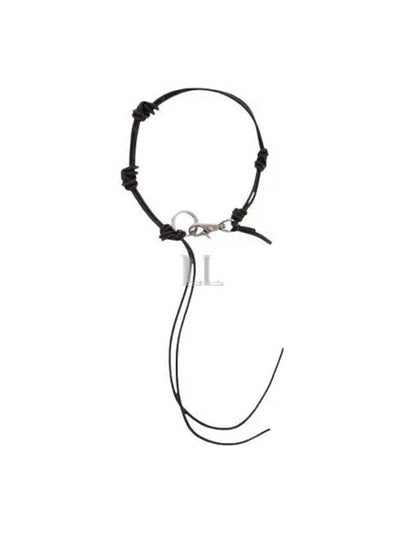 Udon Ladon Leather Necklace Dark Brown - OUR LEGACY - BALAAN 2