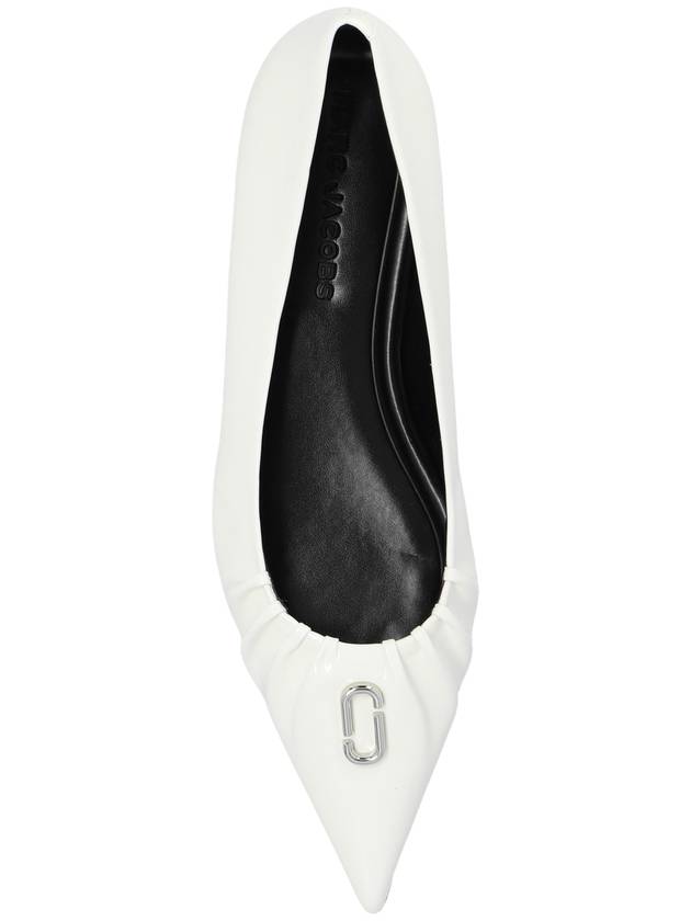 Marc Jacobs Leather Ballerinas, Women's, White - MARC JACOBS - BALAAN 6