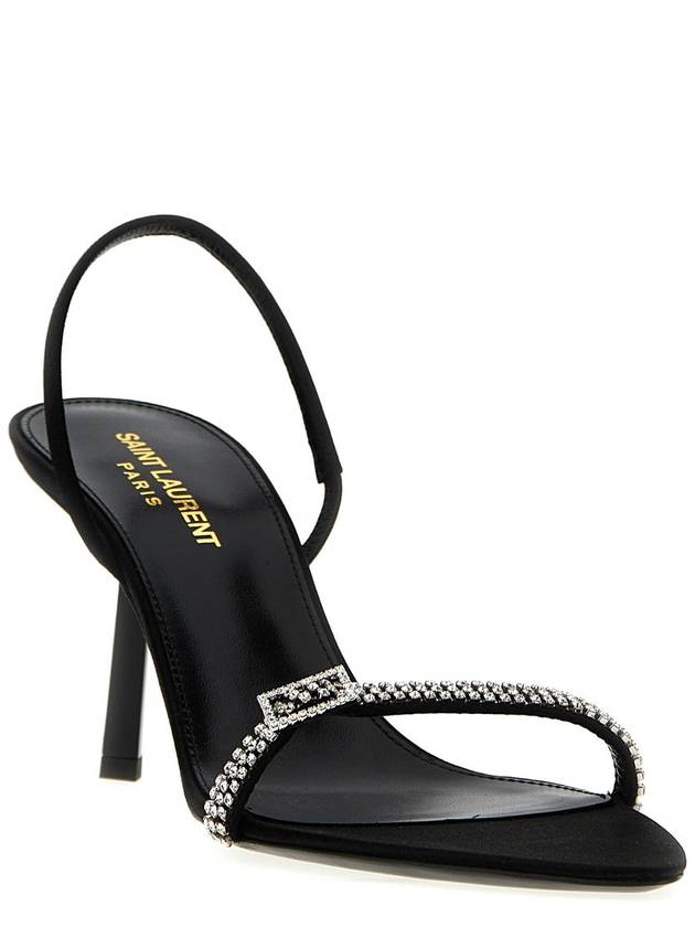 Sandals 7751589QNAD1082 Black - SAINT LAURENT - BALAAN 3