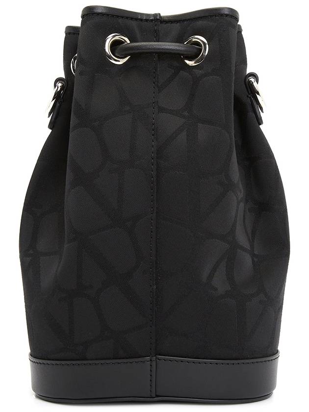 V Logo Chain Bucket Bag Black - VALENTINO - BALAAN 5