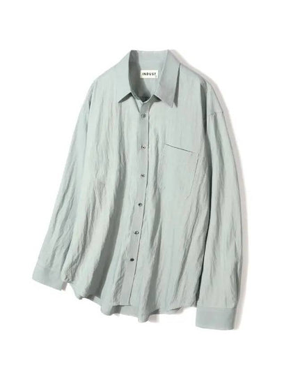 Blending Washing Soft RN Shirt Blue - INDUST - BALAAN 2