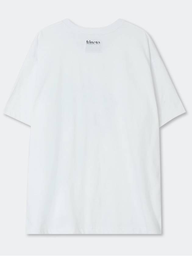 Star Shine Embo Print T Shirt_White - KINETO - BALAAN 4