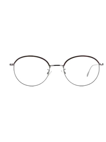 Eyewear Round Frame Eyeglasses Silver - TOM FORD - BALAAN 1