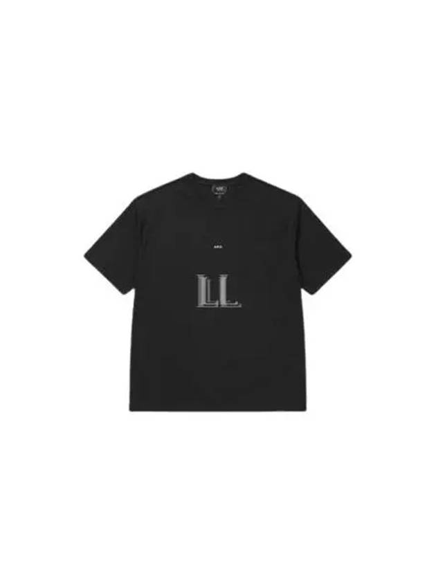 Micro Logo Short Sleeve T-Shirt Black - A.P.C. - BALAAN 2