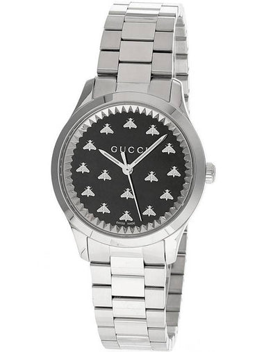 G Timeless Bee 32mm Steel Watch Silver - GUCCI - BALAAN 1