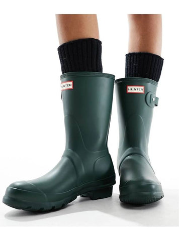 Rain boots middle women's boots green 220 230 - HUNTER - BALAAN 1