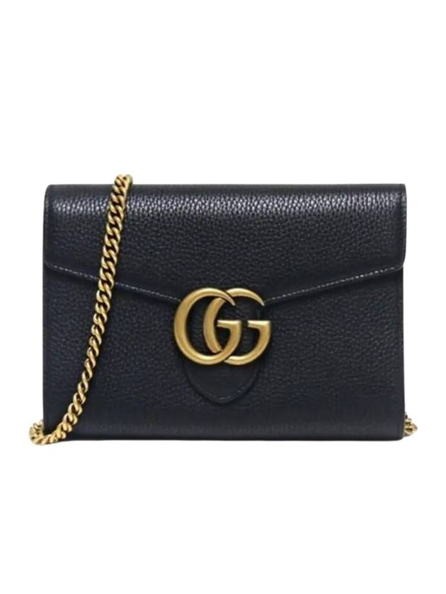 Mini GG Marmont Cross Bag Black - GUCCI - BALAAN 1