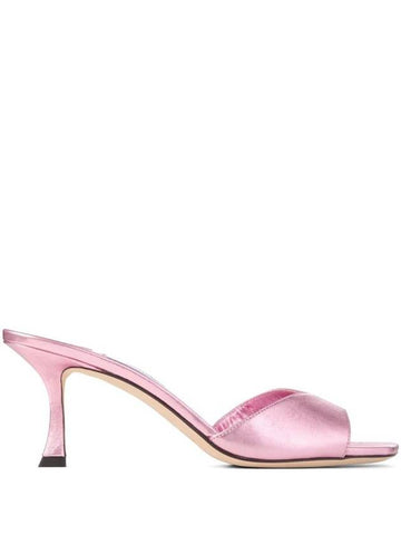 Jimmy Choo Metallic Leather Sky 70 Sandals Shoes - JIMMY CHOO - BALAAN 1