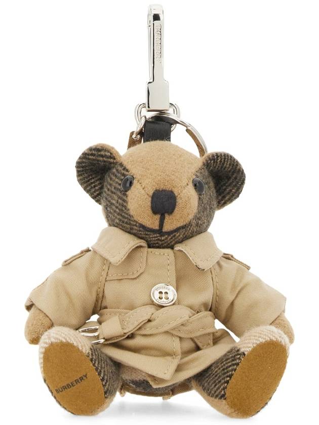 Thomas Bear Keychain Beige - BURBERRY - BALAAN 5