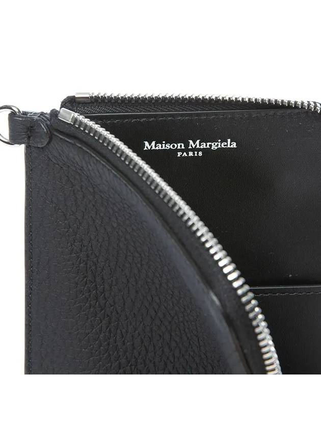 Four Stitch Detail Strapped Phone Pouch Bag Black - MAISON MARGIELA - BALAAN 7