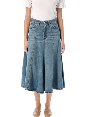 Haikure Serenity Denim Midi Skirt - HAIKURE - BALAAN 1