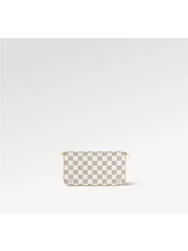 Felicie Pochette Damier Azur Shoulder Bag White - LOUIS VUITTON - BALAAN 5