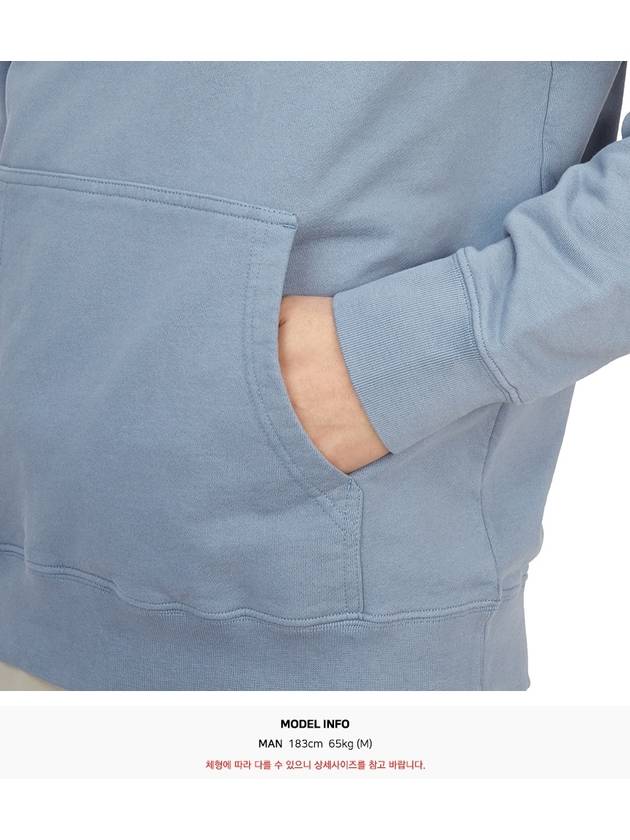 Fox Head Patch Regular Hoodie Light Blue - MAISON KITSUNE - BALAAN 8