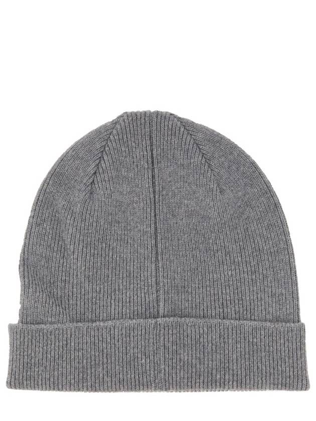 Zebra Patch Logo Beanie Grey - PAUL SMITH - BALAAN 4