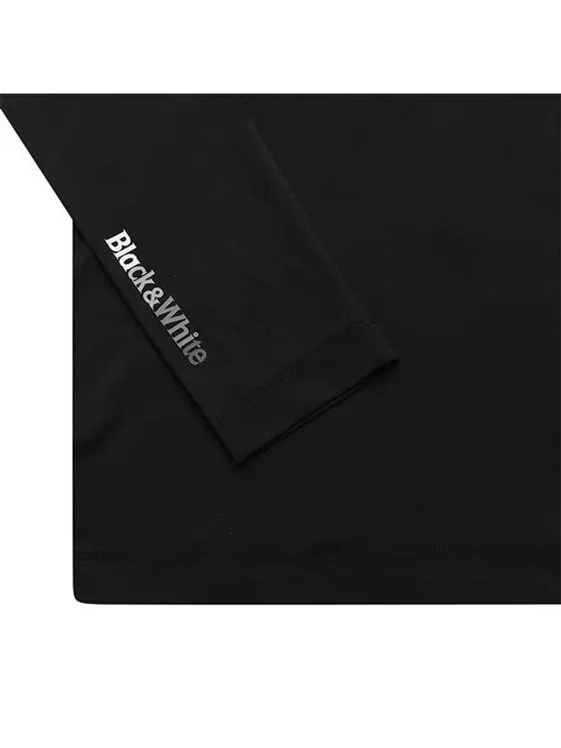 Base Layer 50D Long Sleeve T-Shirt 6903GZINBLACK - BLACK&WHITE - BALAAN 4