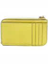 Alphabet Half Zipper Leather Card Wallet Yellow - CHLOE - BALAAN 4