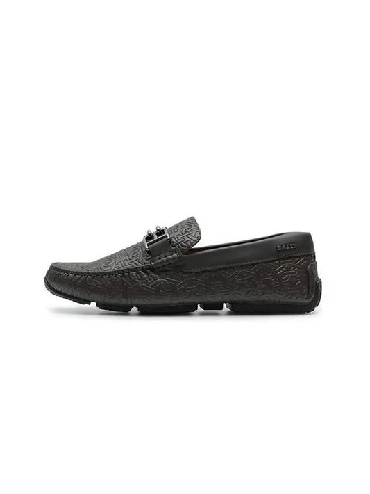 Men's Leather Loafers Black 60030326058 F561 - BALLY - BALAAN 2