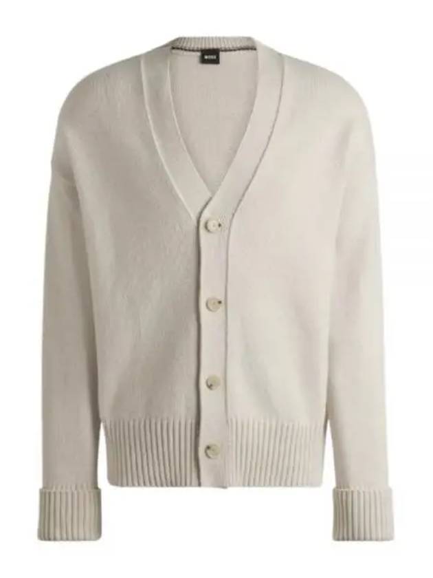 Bellaco Knit Cardigan White - HUGO BOSS - BALAAN 2