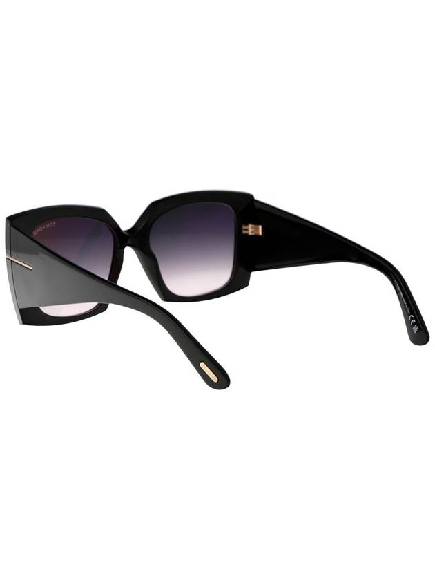 Eyewear Bold Square Sunglasses Black Purple - TOM FORD - BALAAN 5