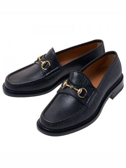 Men's Horsebit Square Loafer Black - GUCCI - BALAAN 2