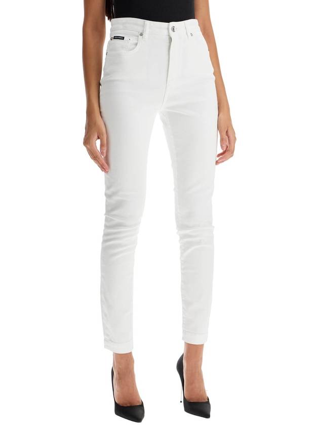 Audrey Straight Jeans White - DOLCE&GABBANA - BALAAN 3