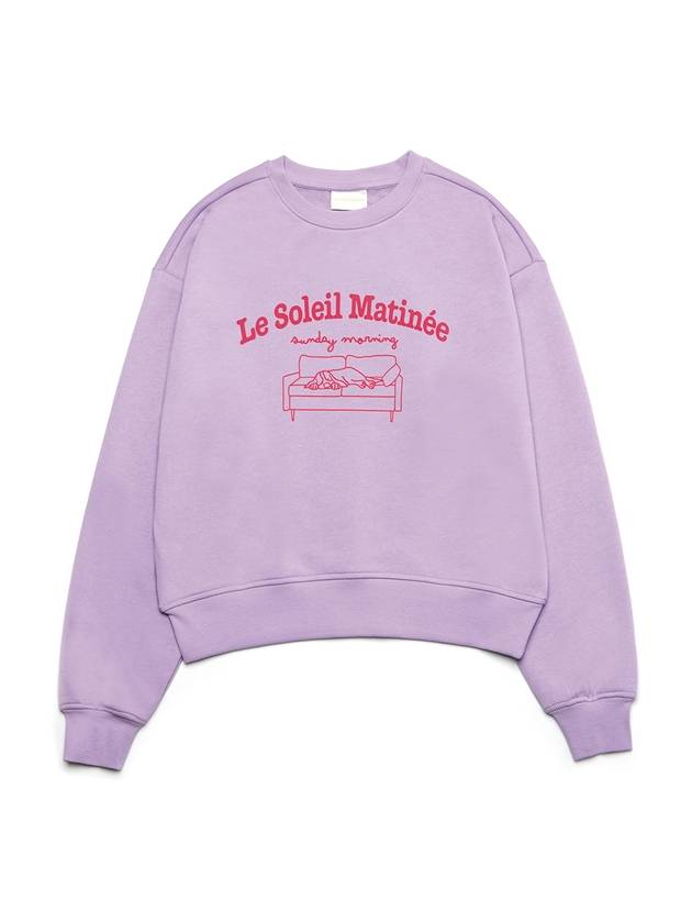 Sleeping Puppy Sweatshirt Lavender - LE SOLEIL MATINEE - BALAAN 1