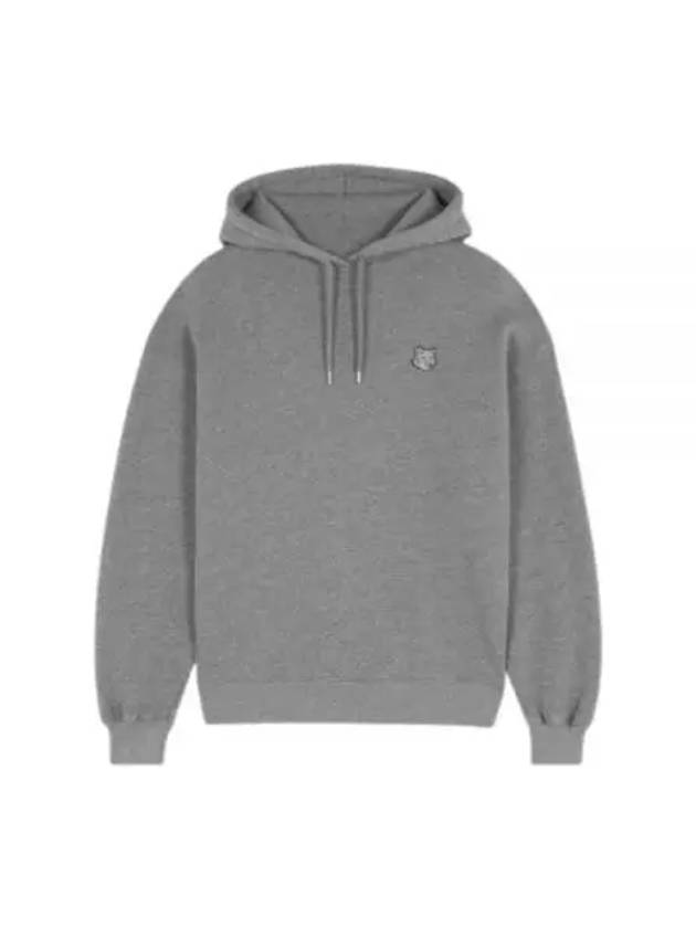 Bold Fox Head Patch Comfort Hoodie Grey - MAISON KITSUNE - BALAAN 2