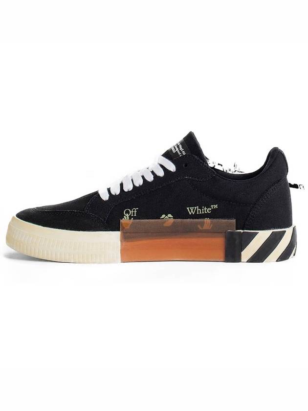 Men's Vulcanized Arrow Low Sneakers Black - OFF WHITE - BALAAN 5